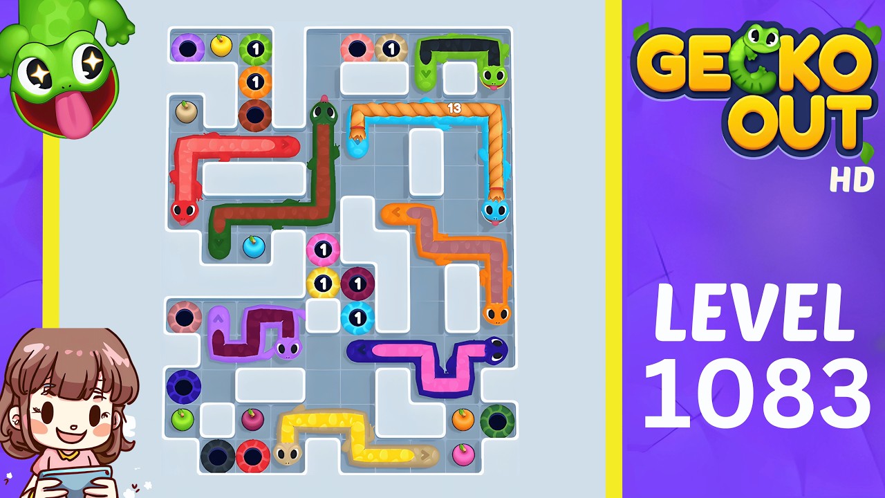 Gecko Out Level 1083 Solution Walkthrough