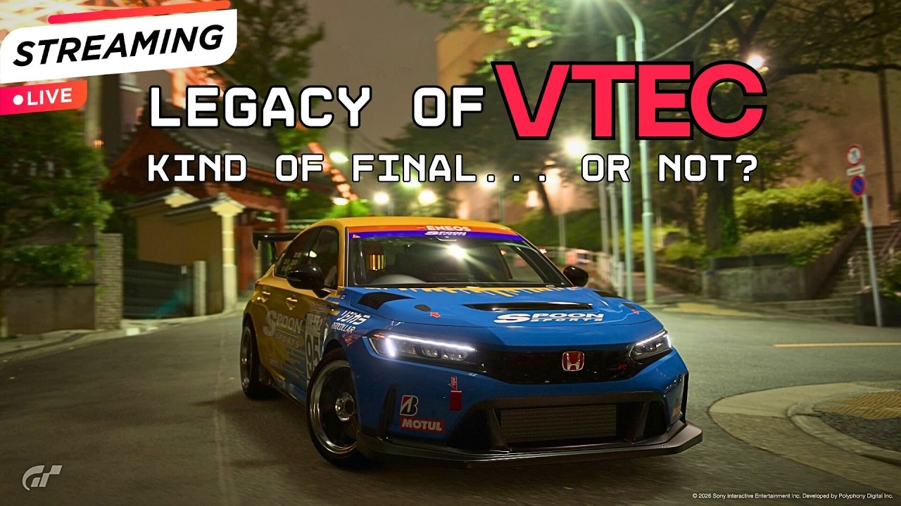 🔴LIVE - Gran Turismo 7: Legacy of VTEC - Високі оберти. Чисті траєкторії. Фінал!