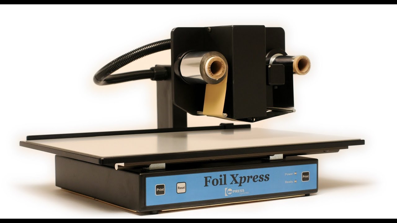 Foil Xpress Digital Foil Printer with optional Cyclone Cylinder Pen Printer