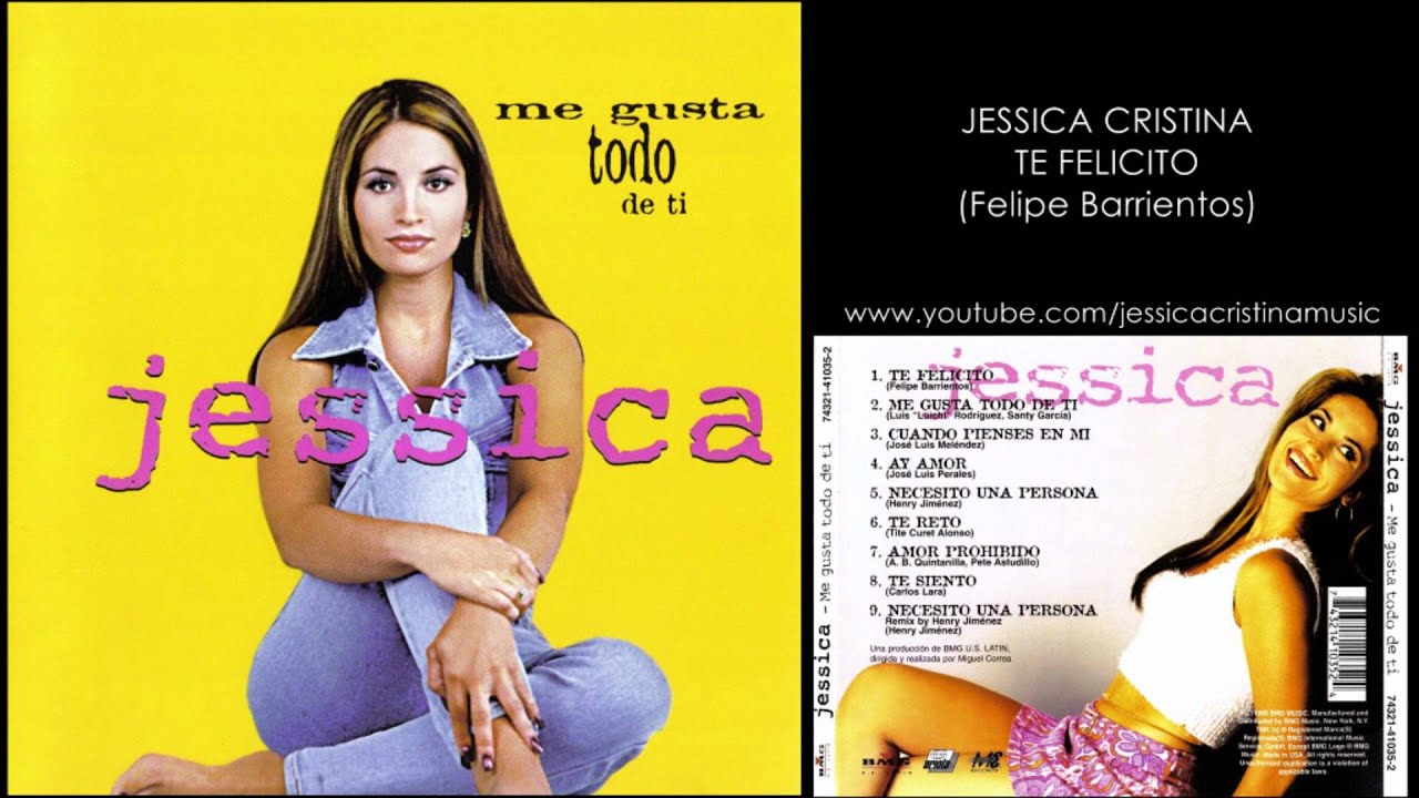 Jessica Cristina - Te Felicito (Audio)