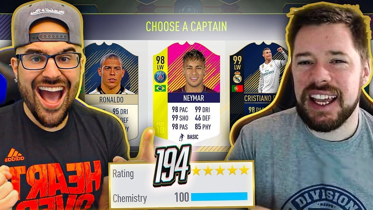 INSANE 194 DRAFT CHALLENGE! FIFA 18 Ultimate Team
