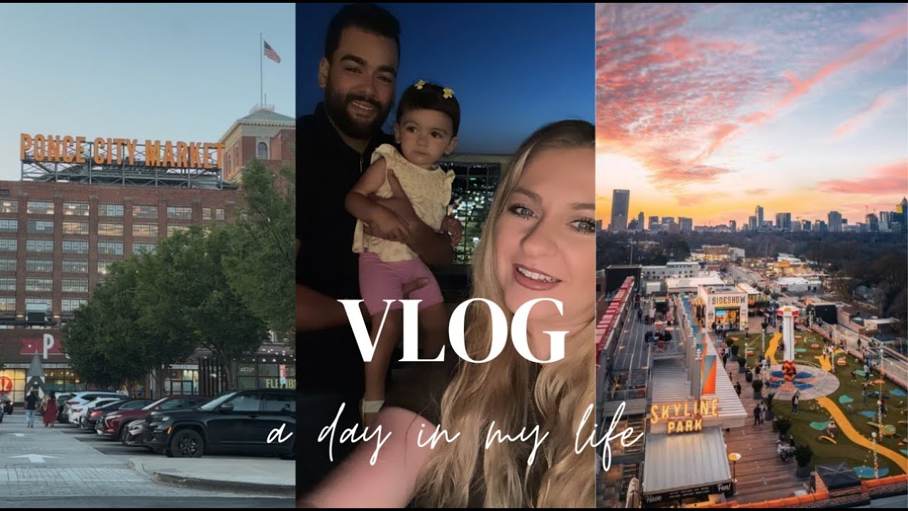 Ponce City Market | Exploring Vibes, Roof, & Skyline Views in Atlanta!