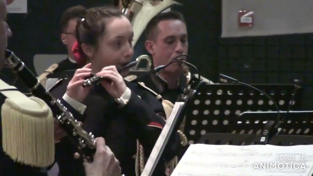 concert du 9 avril 2022 (1er partie ) à Montrichard par la musique de la 9ème BIMA de Poitiers