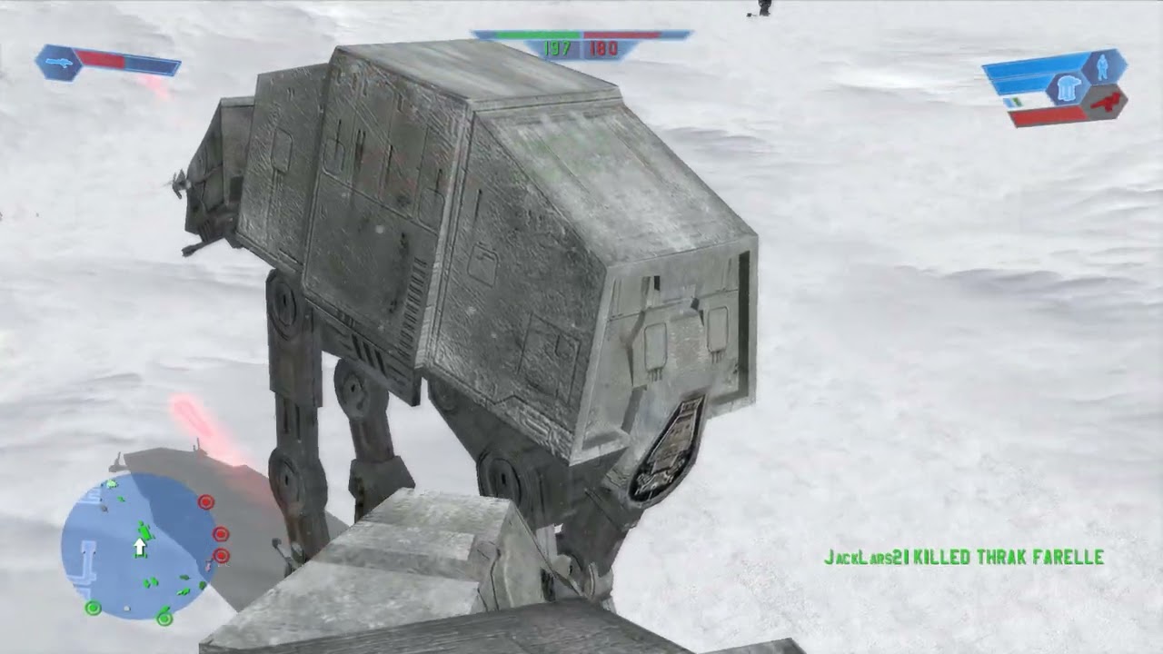 Star Wars  Battlefront 2004: Instant Action Hoth: Echo Base Empire Gameplay