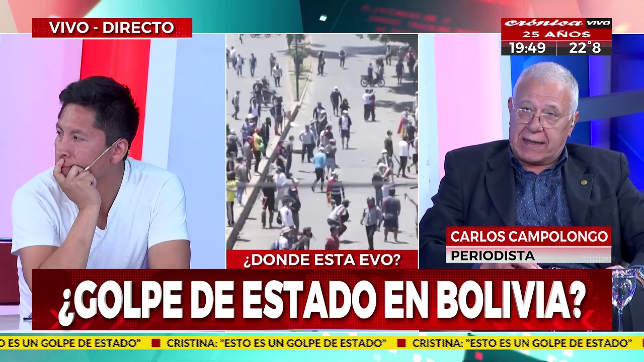 ¿Golpe de estado en Bolivia? Debate Abierto en Crónica HD