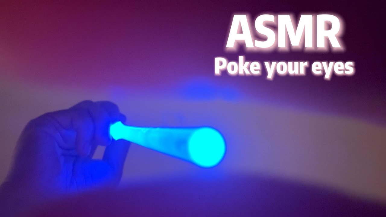 [ASMR] Poke Your Eyes! Poke! Poke! Poke! | Mouth sounds