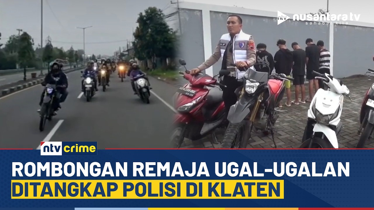Rombongan Remaja Konvoi Motor Ugal-Ugalan hingga Lawan Arus di Jalan Raya | NTV CRIME