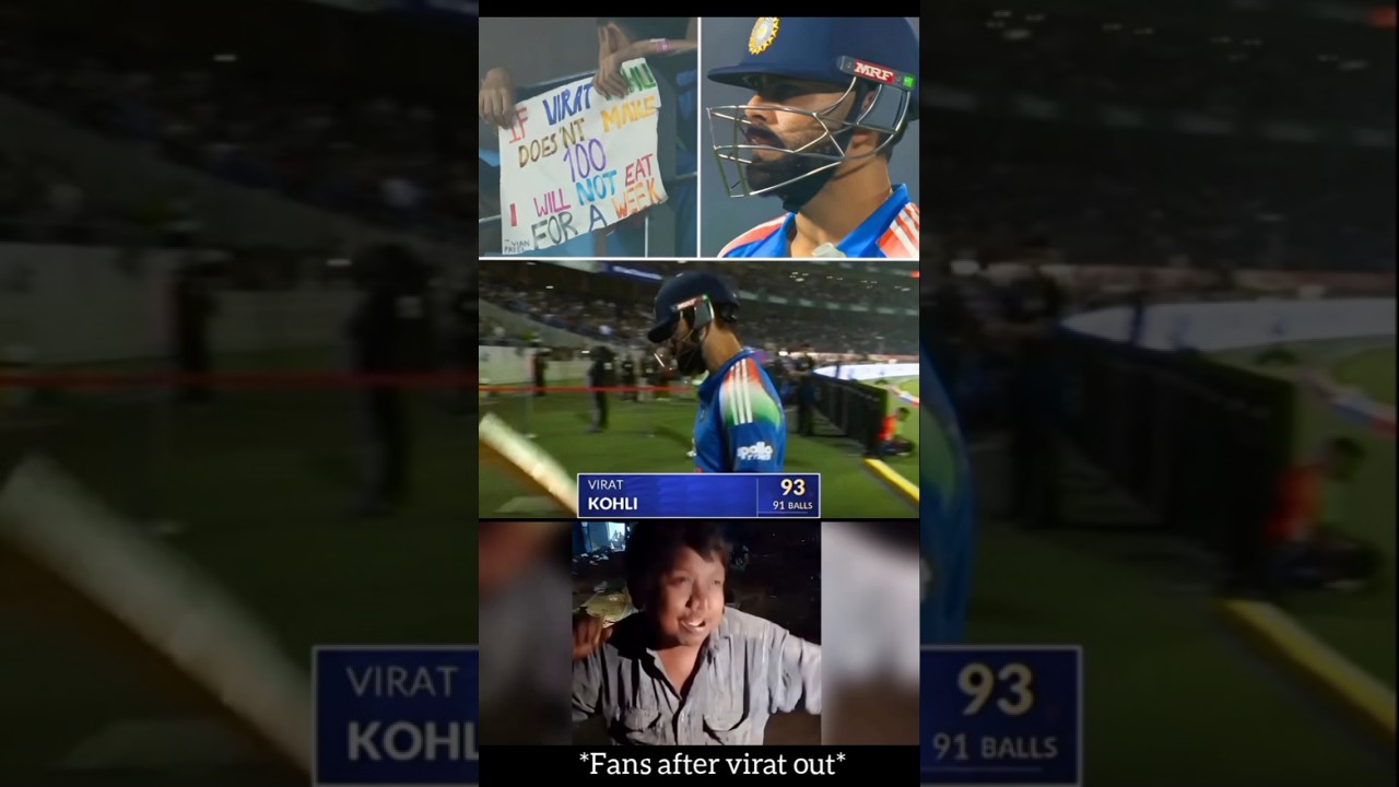 Virat Kohli fans sad moment 💔 | ind vs nz | 