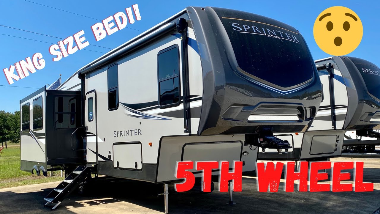 5th Wheel with a king size bed! Sleep like you never left home! Camper Tours
