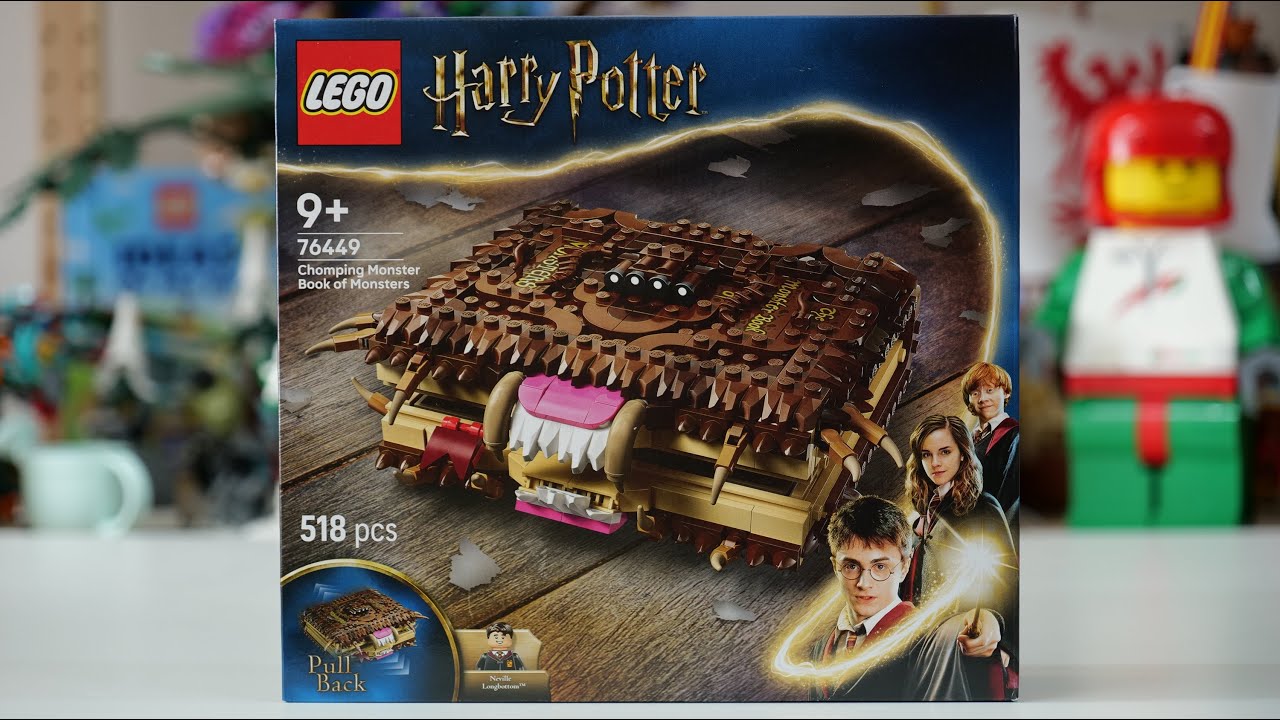 LEGO Harry Potter 76449 Chomping Monster Book of Monsters Speed Build