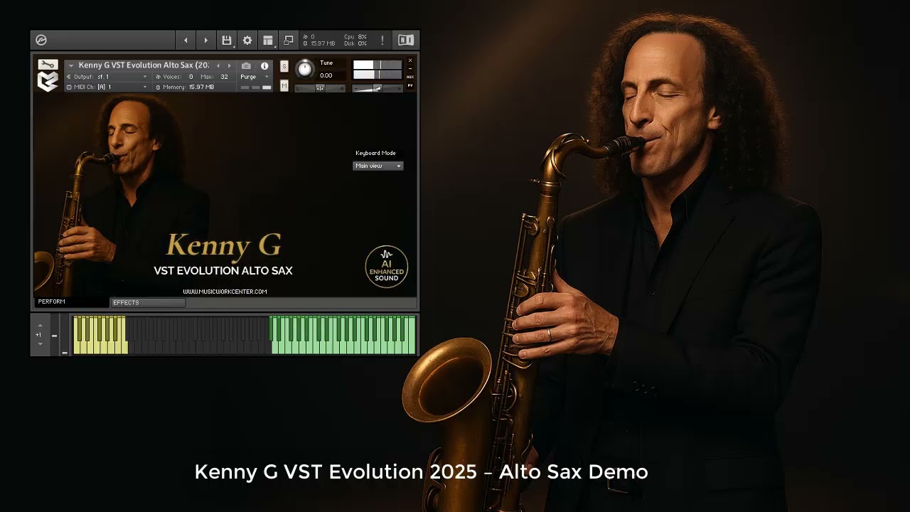 The Sound of Kenny G&rsquo;s Alto Sax Is Here - Kenny G VST Evolution Alto Sax (2025)