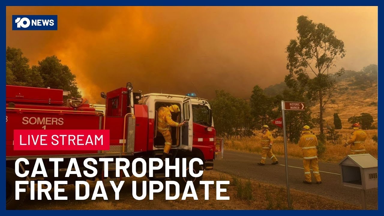 LIVE: VIC Premier, Emergency Chiefs Provide Update On Catastrophic Fire Conditions | 10 News