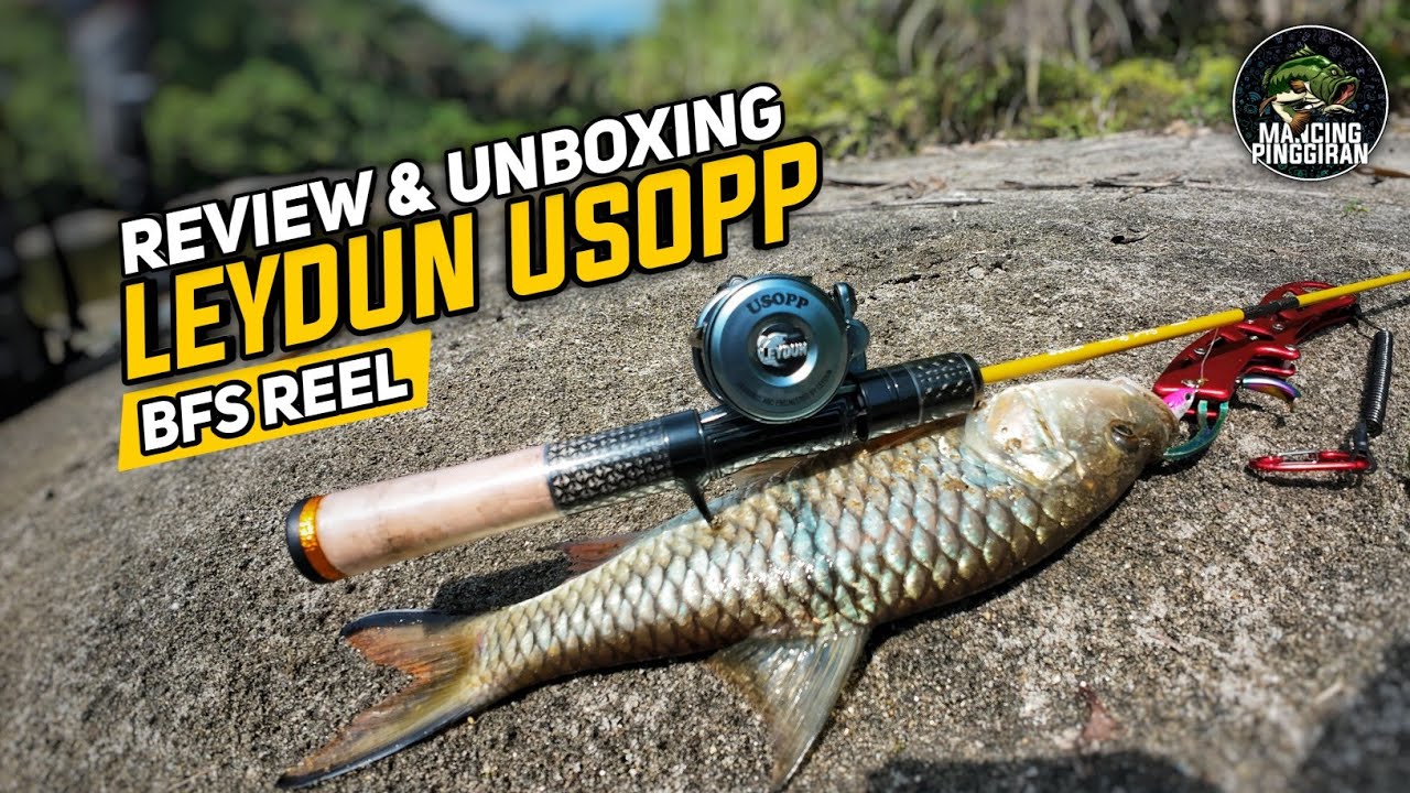 REEL LEYDUN USOPP BFS SUPER MINI !! REEL MUNGIL INI TERNYATA ENAK BANGET DIPAKE BUAT CASTING HAMPALA