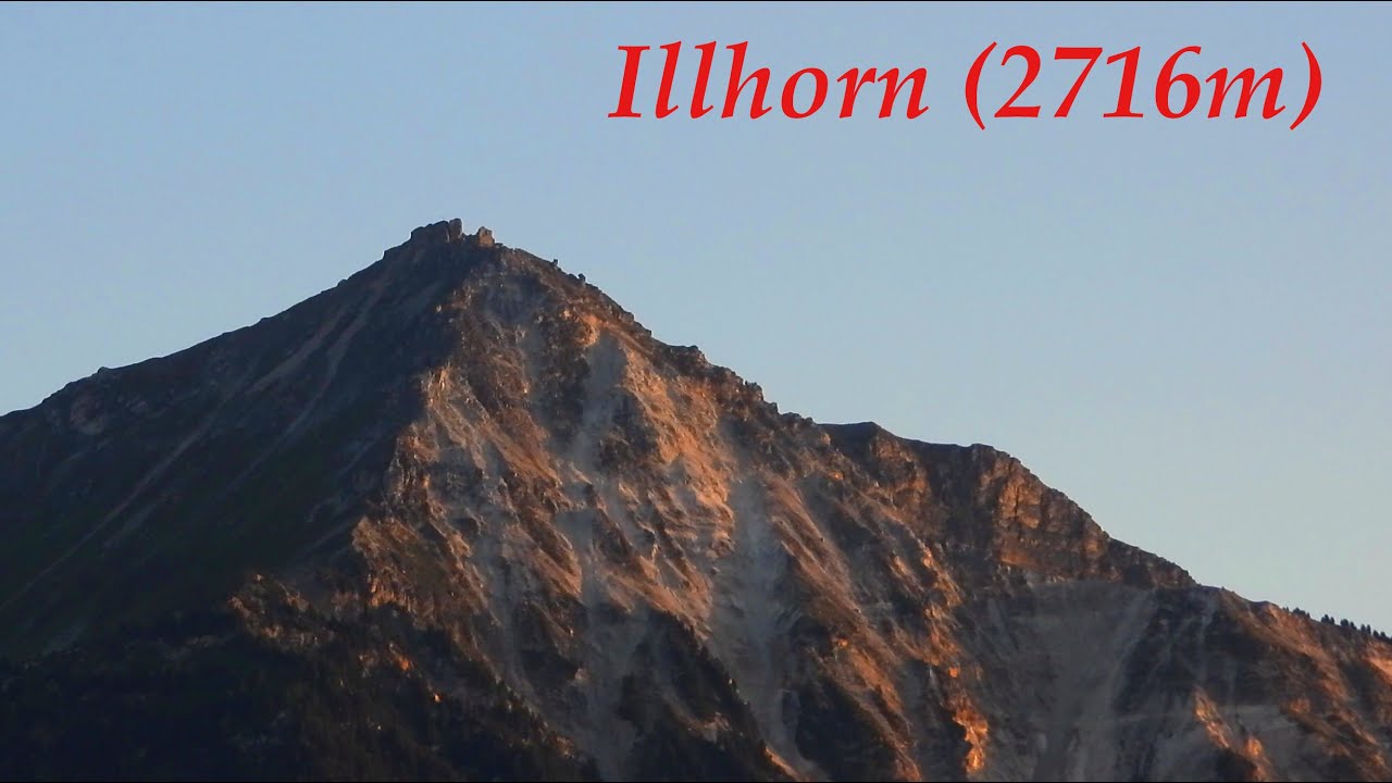 Illhorn (2716m): Superzoom Gipfel (4k with Nikon Coolpix P1000)