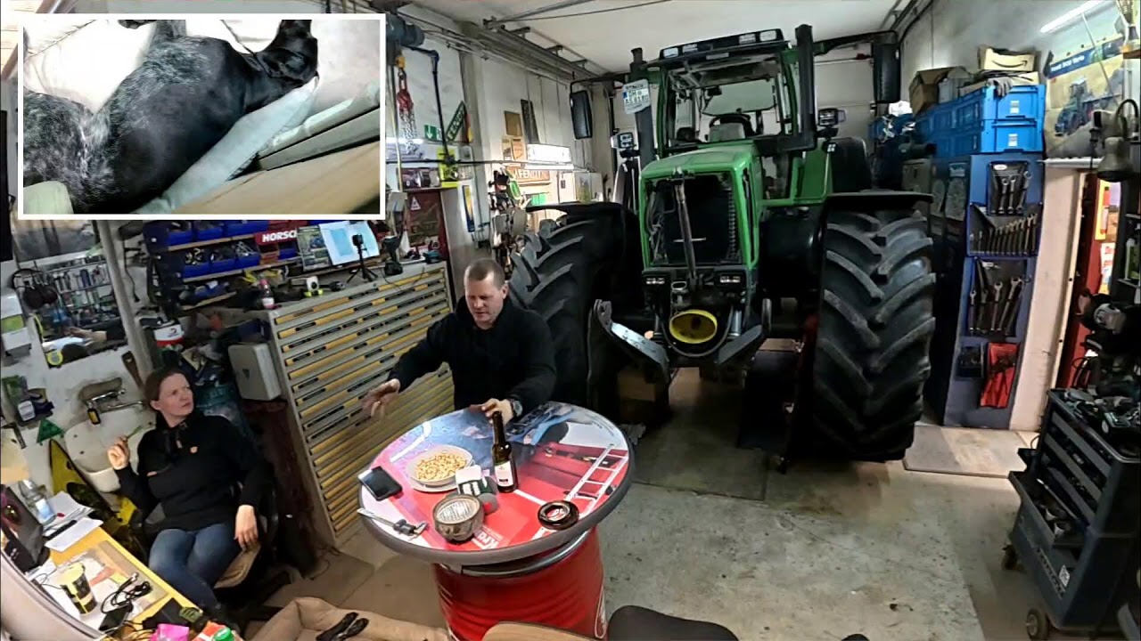 Live aus der Werkstatt, Frontzapfwelle und Allradantrieb am Fendt 818 richten