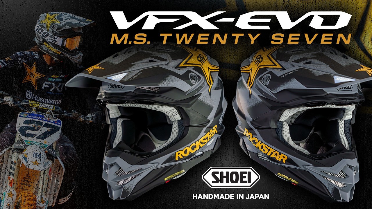 SHOEI VFX-EVO MS Twenty Seven Limited Edition | Malcolm Stewart Official Launch