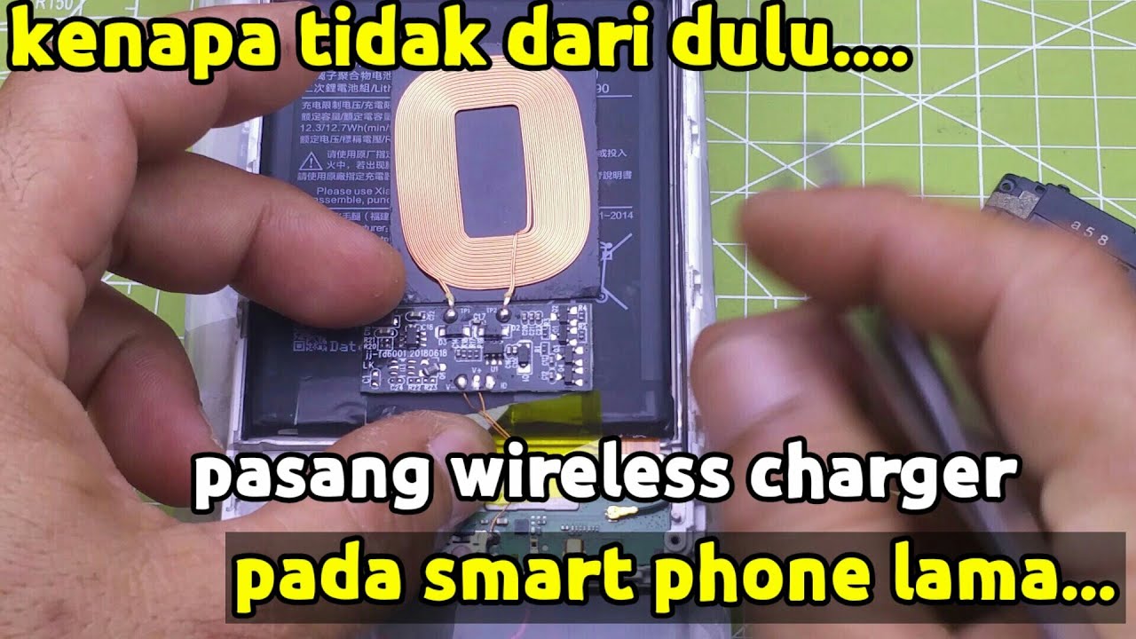 CARA MEMASANG WIRELESS CHARGER PADA HP LAMA