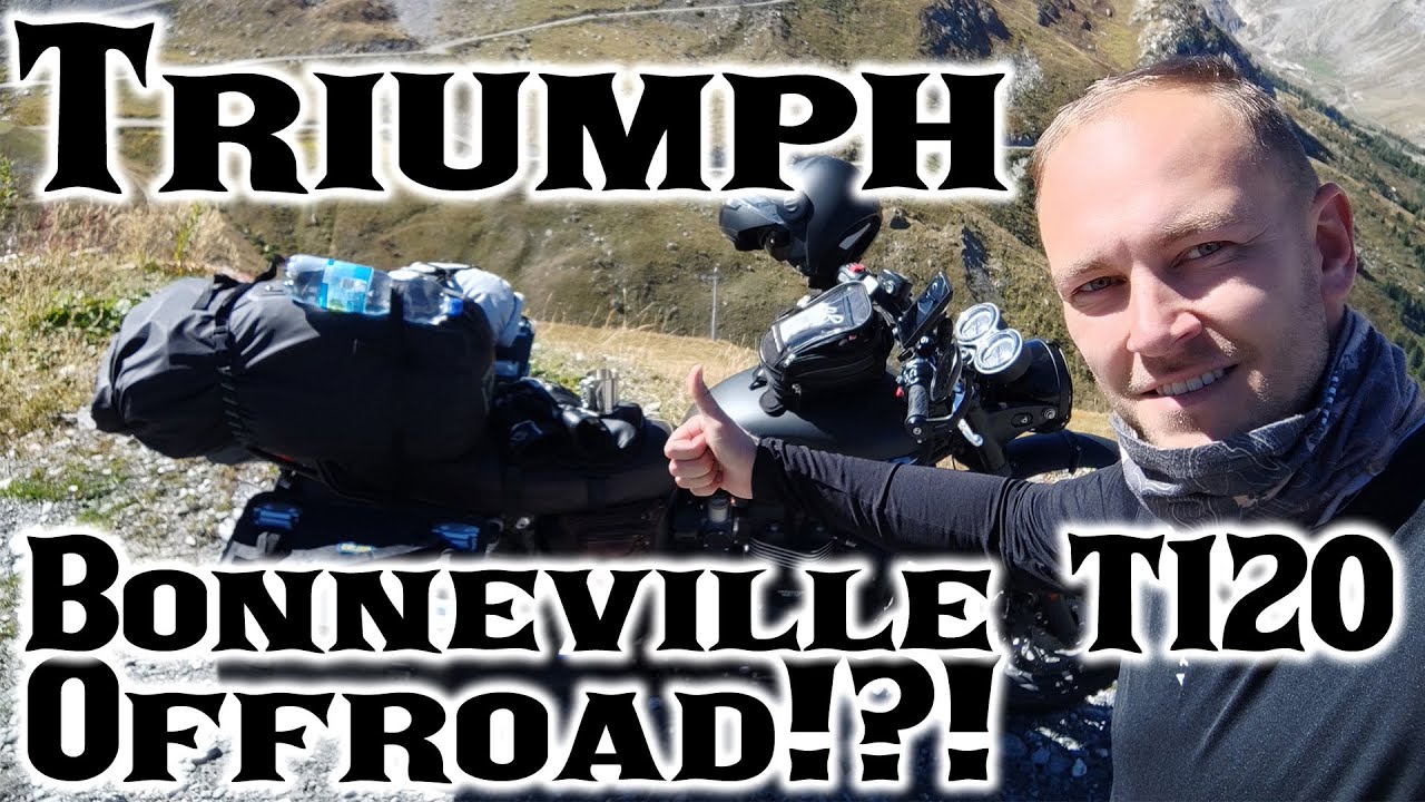 Triumph Bonneville T120 || Offroad Umbau || Camping Explore Outdoor