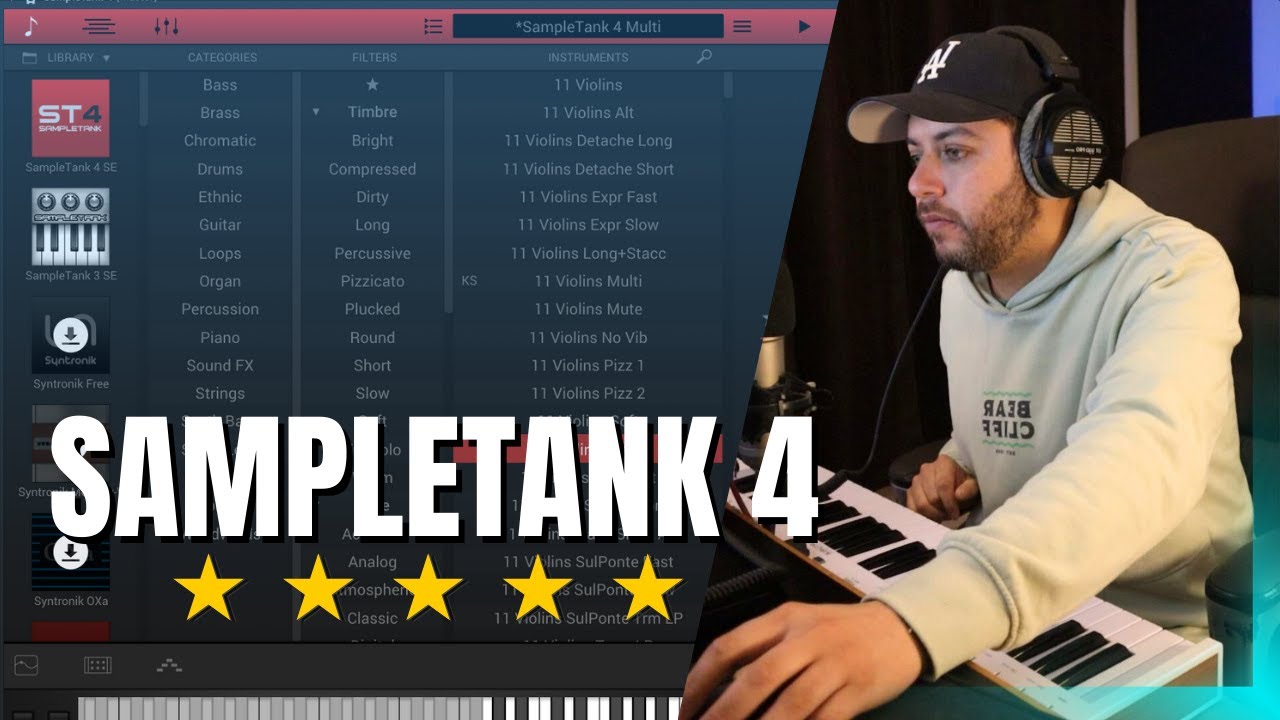 Creando beat de TRAP ( KONTAK Y SAMPLETANK 4)🔥 🚀