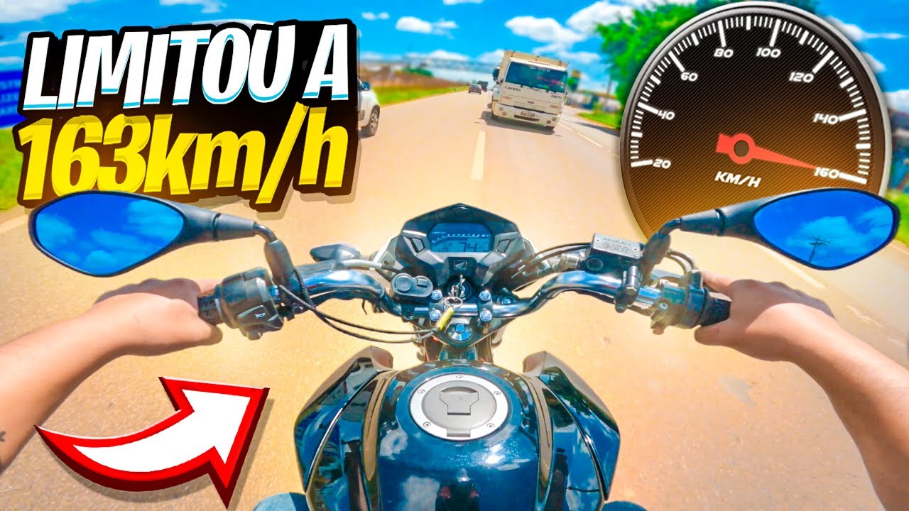 RELAÇÃO 17X44 NA FAN 160 TESTE DE GPS REAL VS GPS SPEEDOMETER (GPS PIRATÃO)