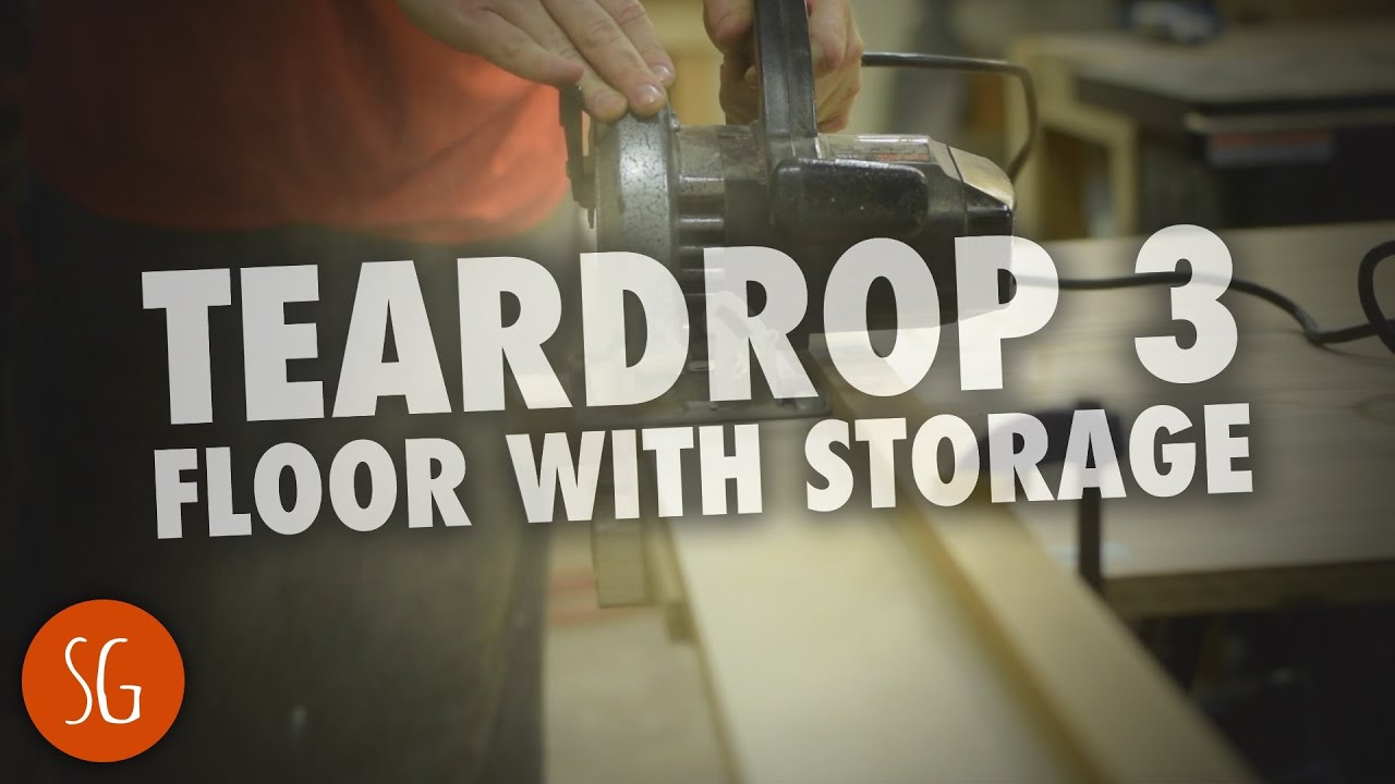 Building a custom floor with a twist | How to build a Teardrop Camper Trailer #3