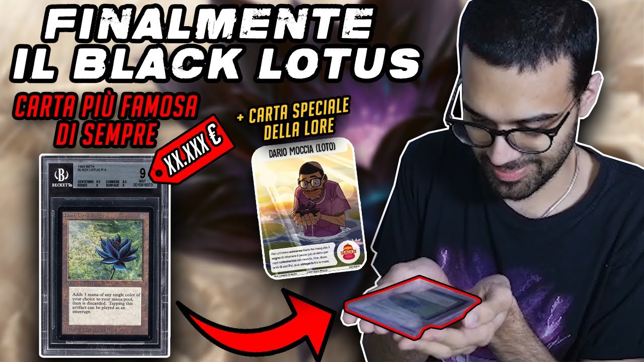 Dario Moccia MOSTRA il BLACK LOTUS