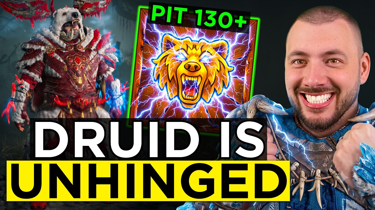 Lightning Bear Druid is OVERPOWERED in Season 14 Diablo 4