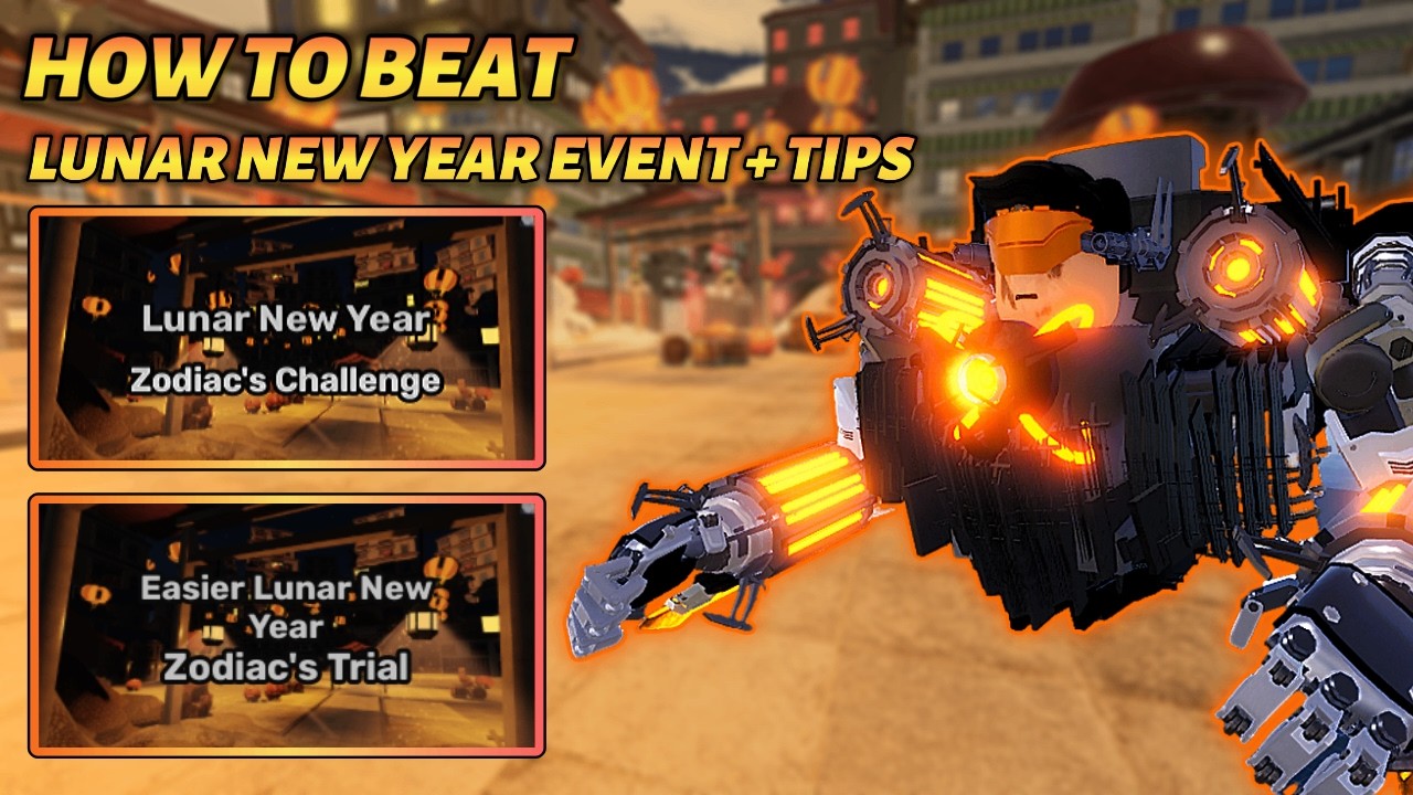 HOW TO BEAT LUNAR NEW YEAR EVENT + TIPS ! [ Skibi Defense ] #roblox #towerdefense