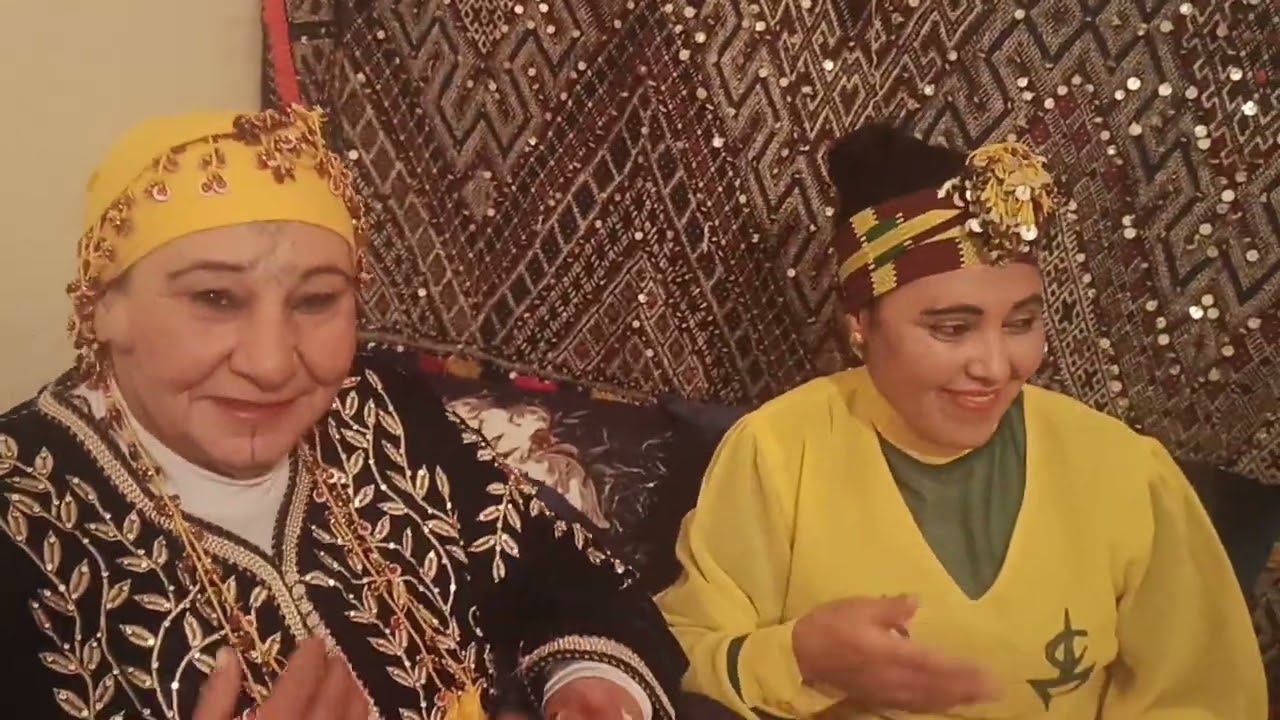 الفنان سعيد ايتزار والفنانة كلثوم والفنان رشيد و موعسو  والفنانة خدوج ايتزار