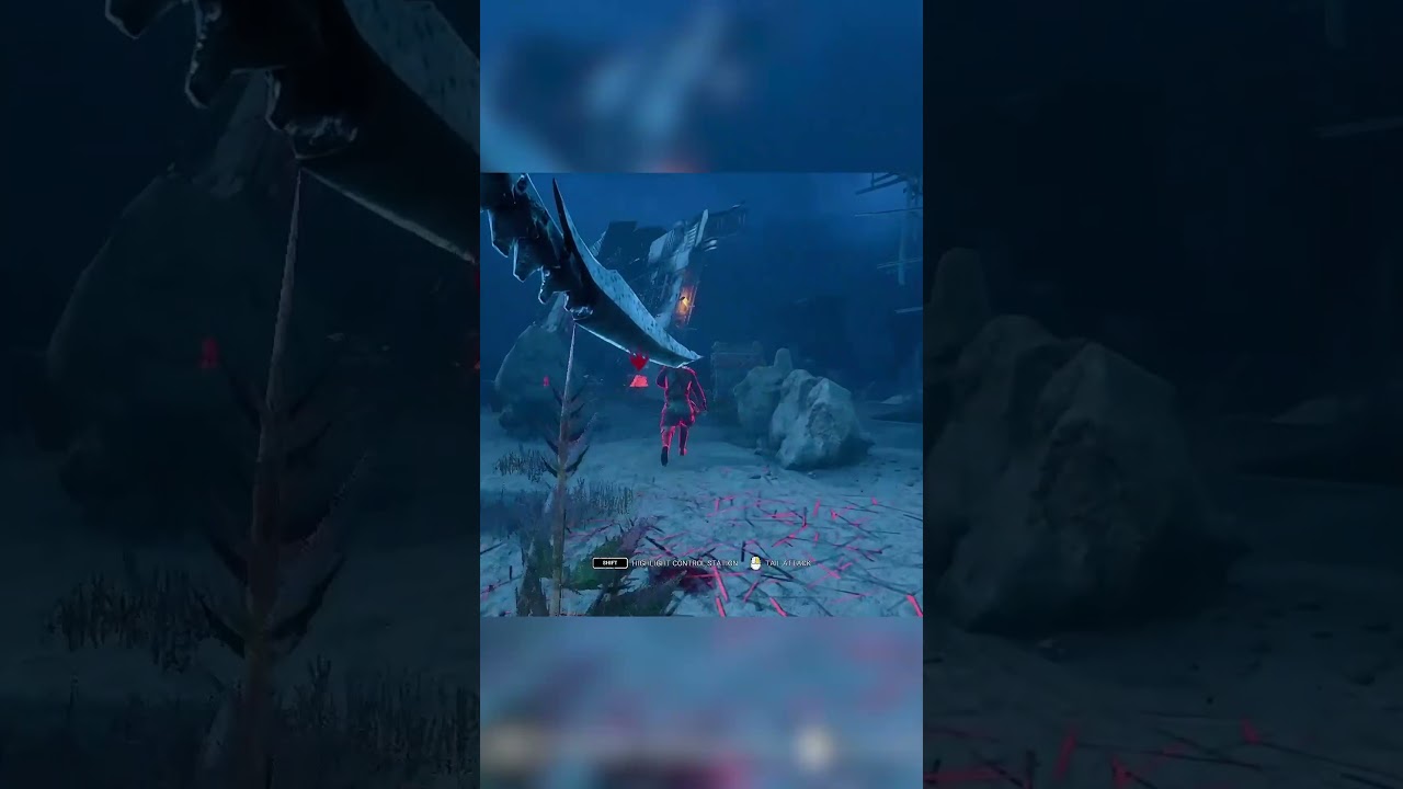 HOW TO HIT XENOMORPH TAIL OVER LOOPS #dbd #xenomorph #shorts