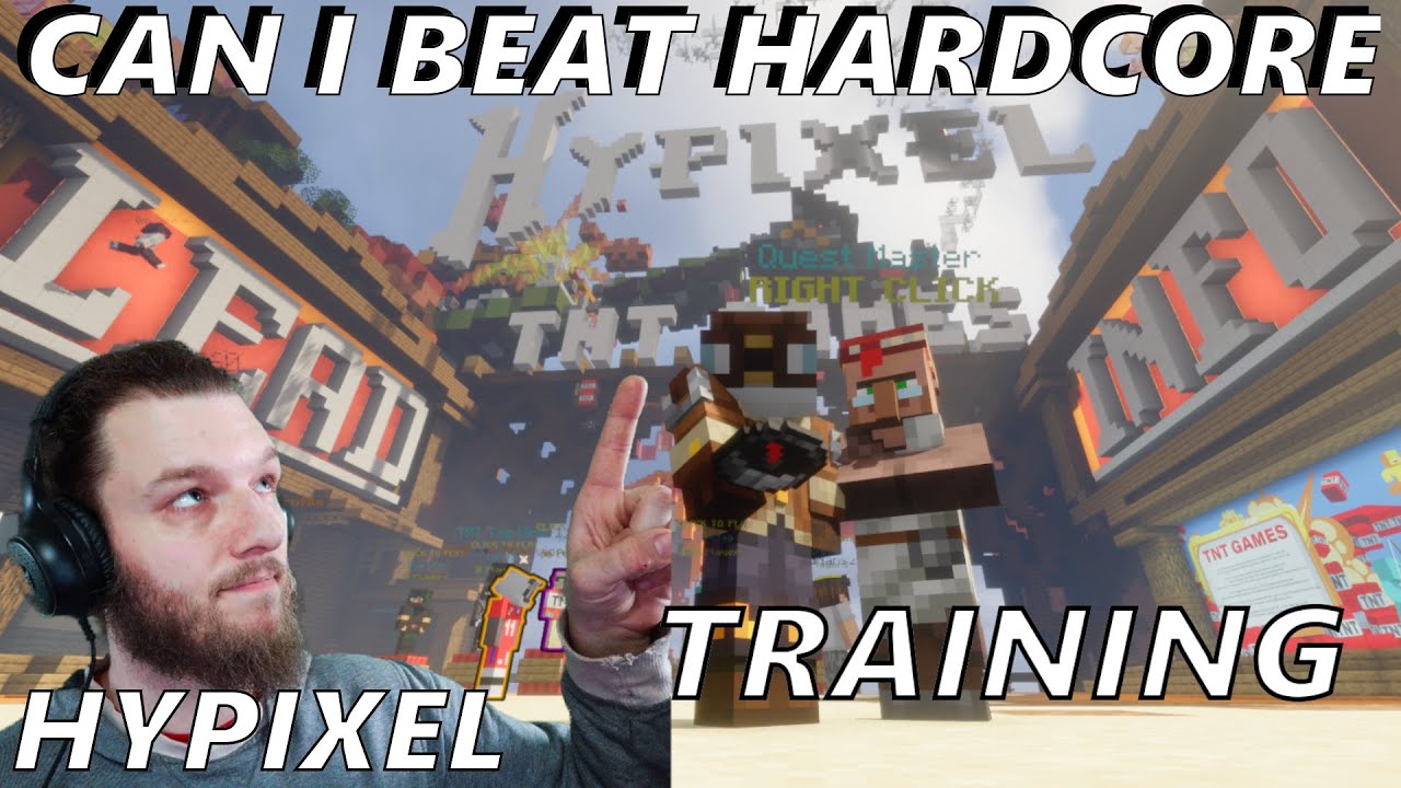 Minecraft hardcore TRAINING - Hypixel pvp/bedwars  (Portrait)