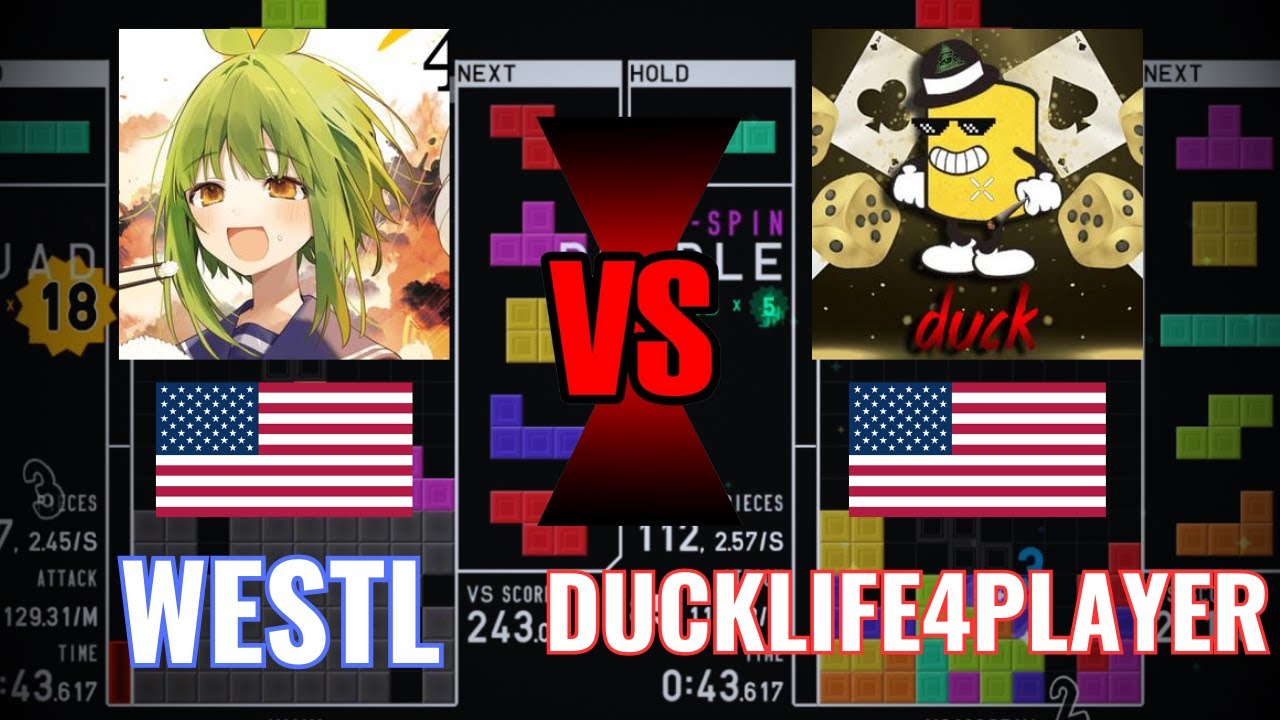 TETR.IO Tetra League (Season 2) WESTL vs DUCKLIFE4PLAYER