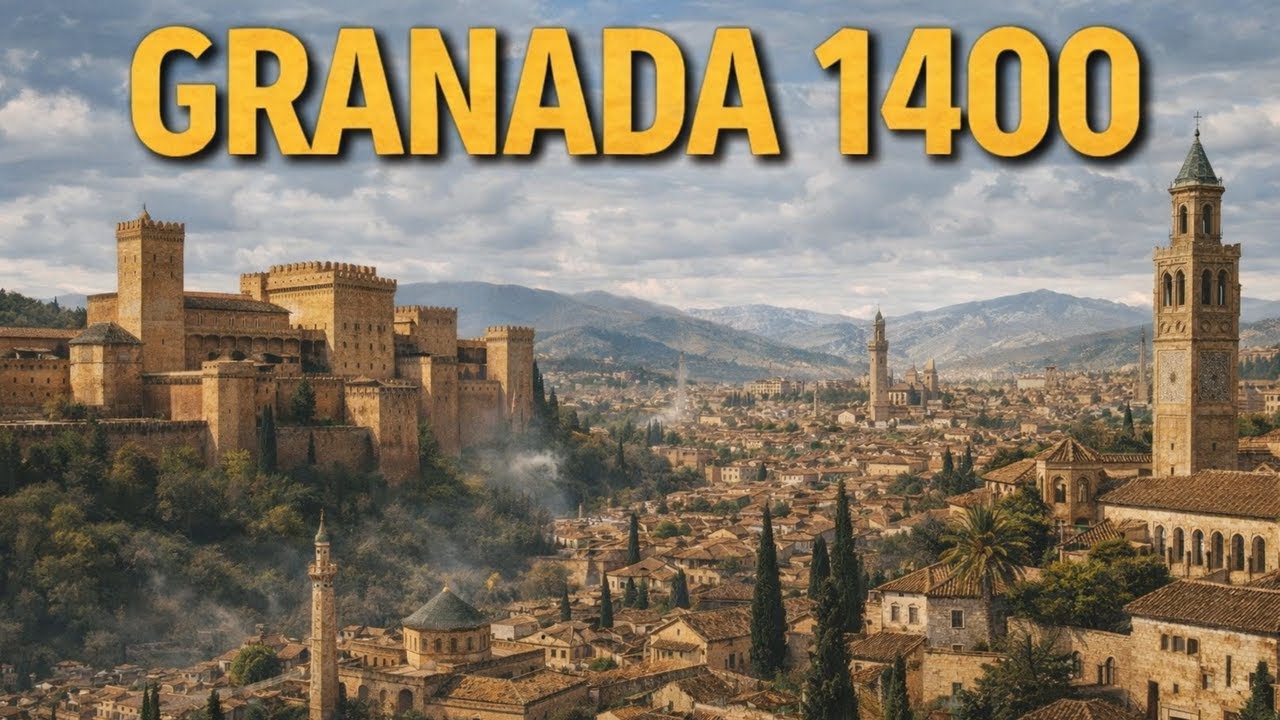 ASÍ ERA GRANADA EN LOS 1400 | La joya del Reino Nazarí (Reconstrucción con IA)