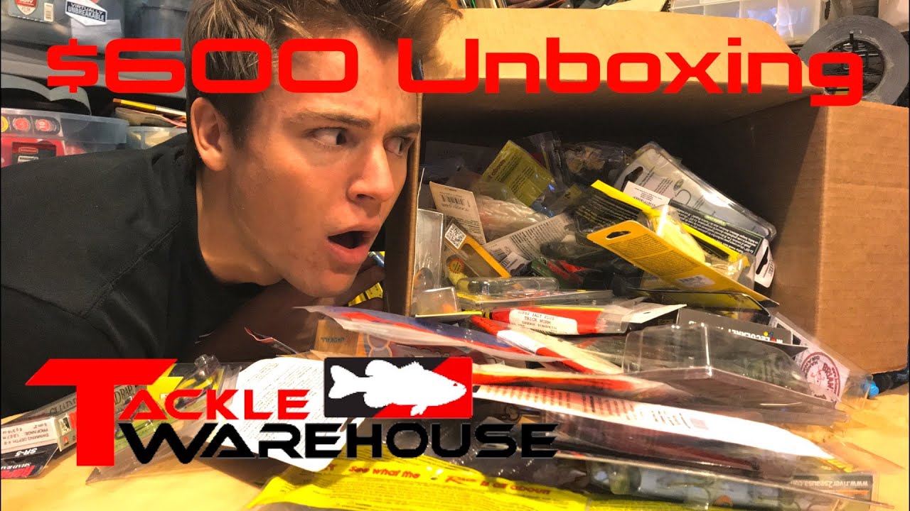 MASSIVE $600 Tackle Warehouse Unboxing | Tackle for the ENTIRE YEAR!
