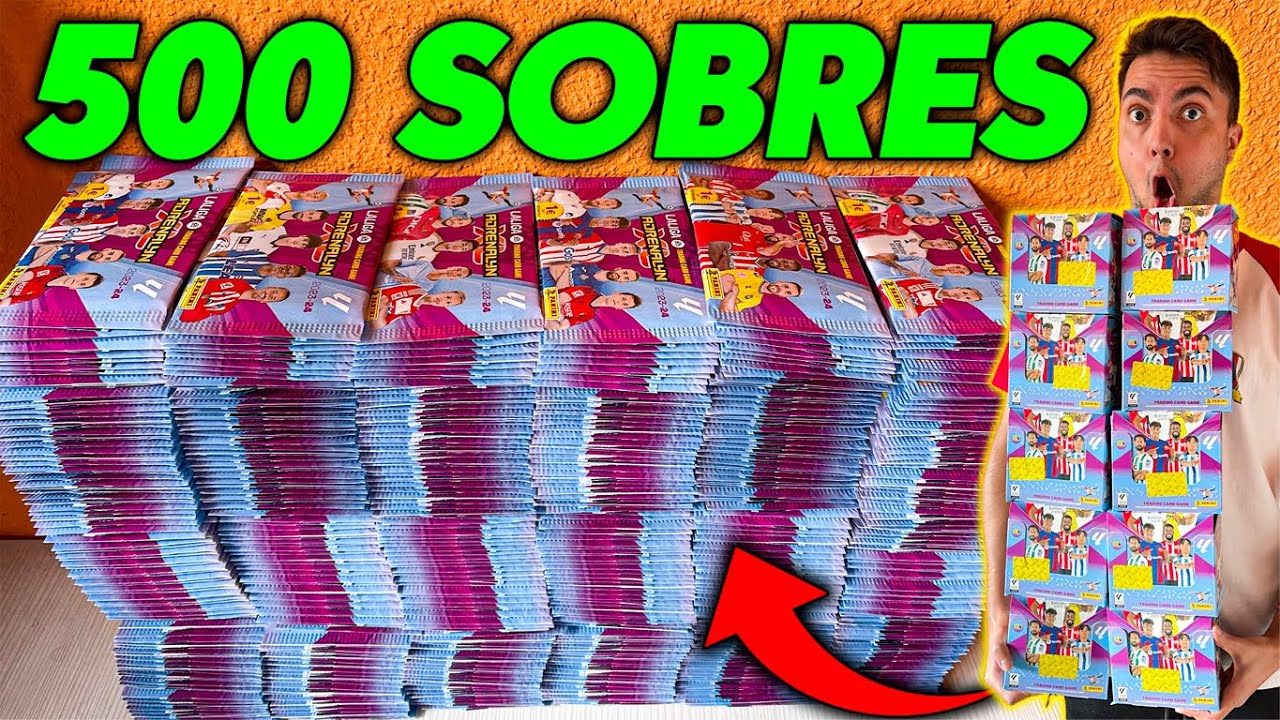 *500 SOBRES* ADRENALYN XL 2023-24 LIGA EA SPORTS *ÉPICO*