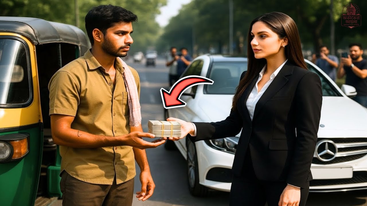 কোটিপতি মেয়েটি এক গরিব অটোচালকের সঙ্গে এমন এক চুক্তি করল যে অটোচালকের জীবনই বদলে গেল