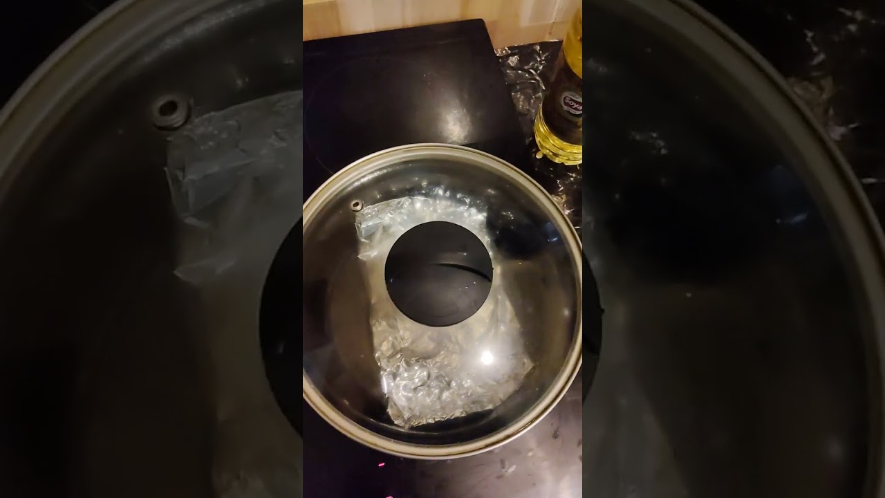 Como fazer pipoca no fogão de indução.# fogão de indução #aprenda e faça #pipoca