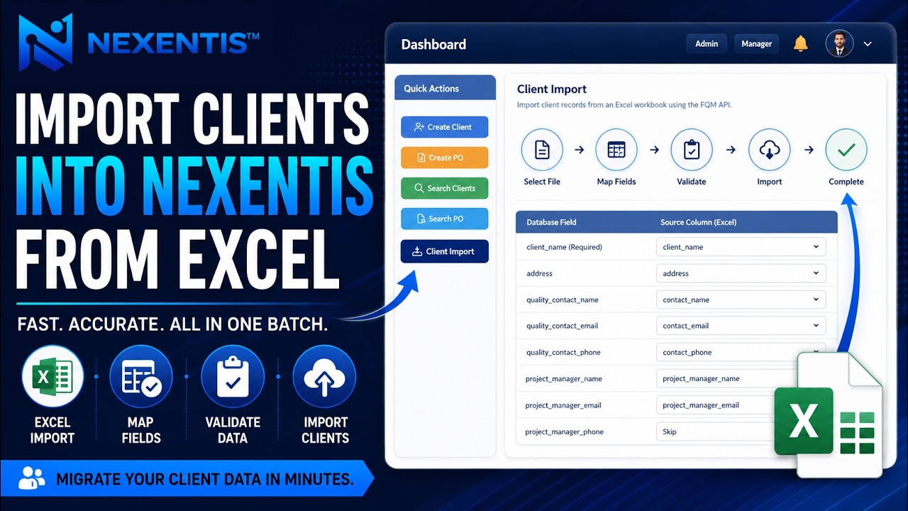 Import Clients into Nexentis from Excel | Client Import Tutorial