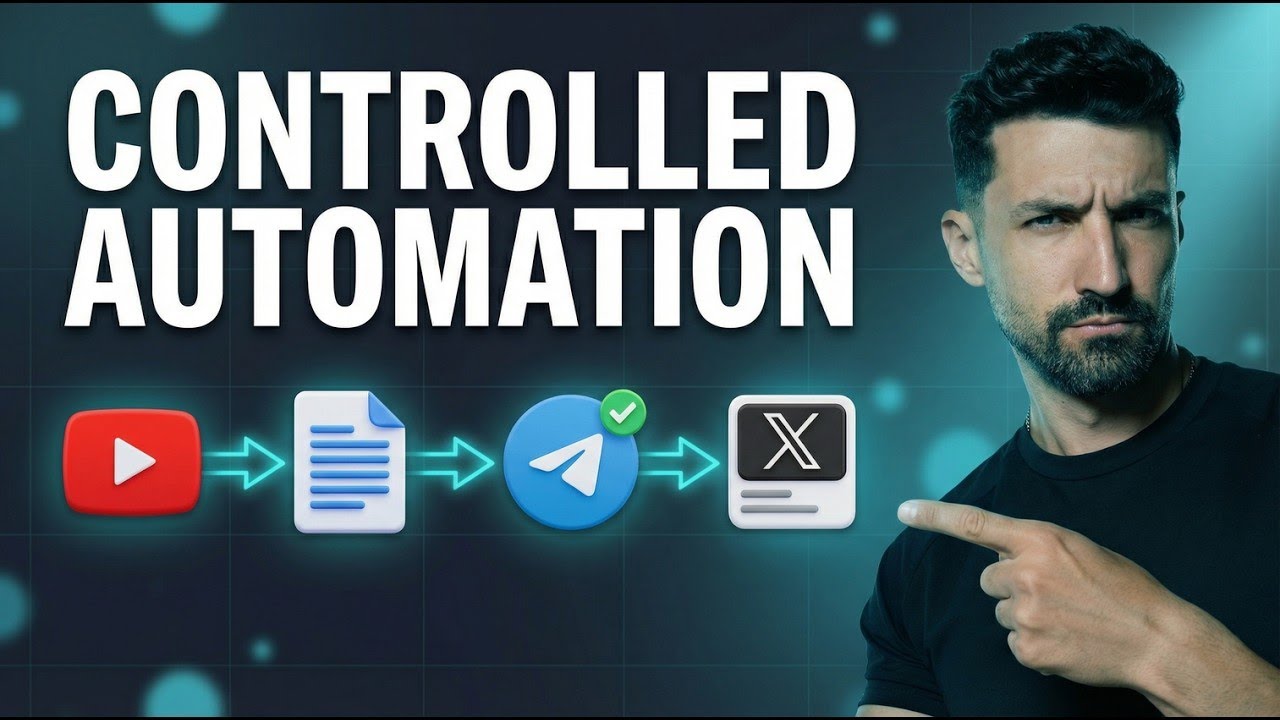 YouTube to X Automation with a Telegram Approval Loop (Stay 100% In Control)