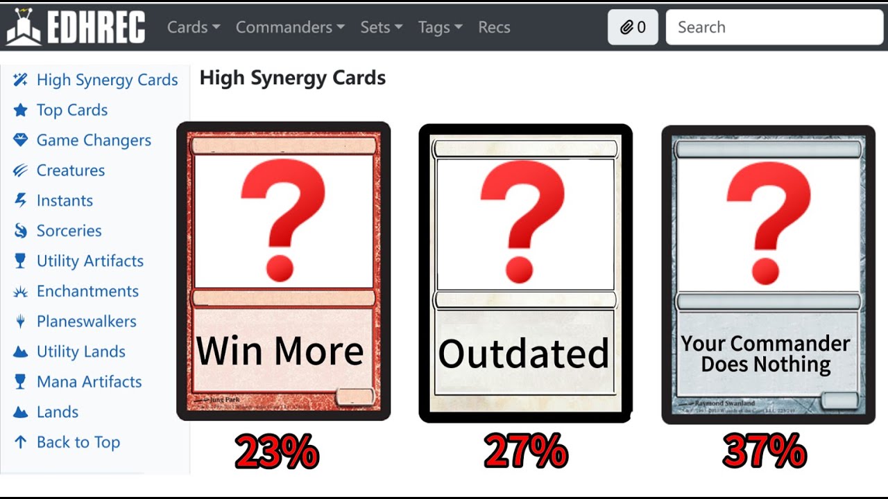 When EDHREC Suggests Bad Cards
