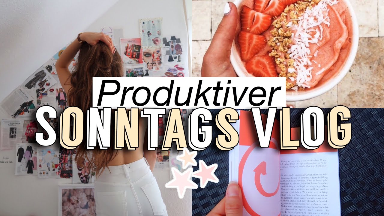 Produktive Sonntags- Routine ( Planning, Aufräumen, Sport, Motivation für die Online Uni?)