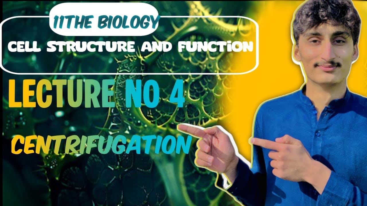 Lecture No 4 CENTRIFUGATION PROCESS 