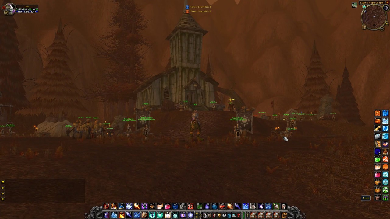 Light's Hope Chapel Location, WoW Classic