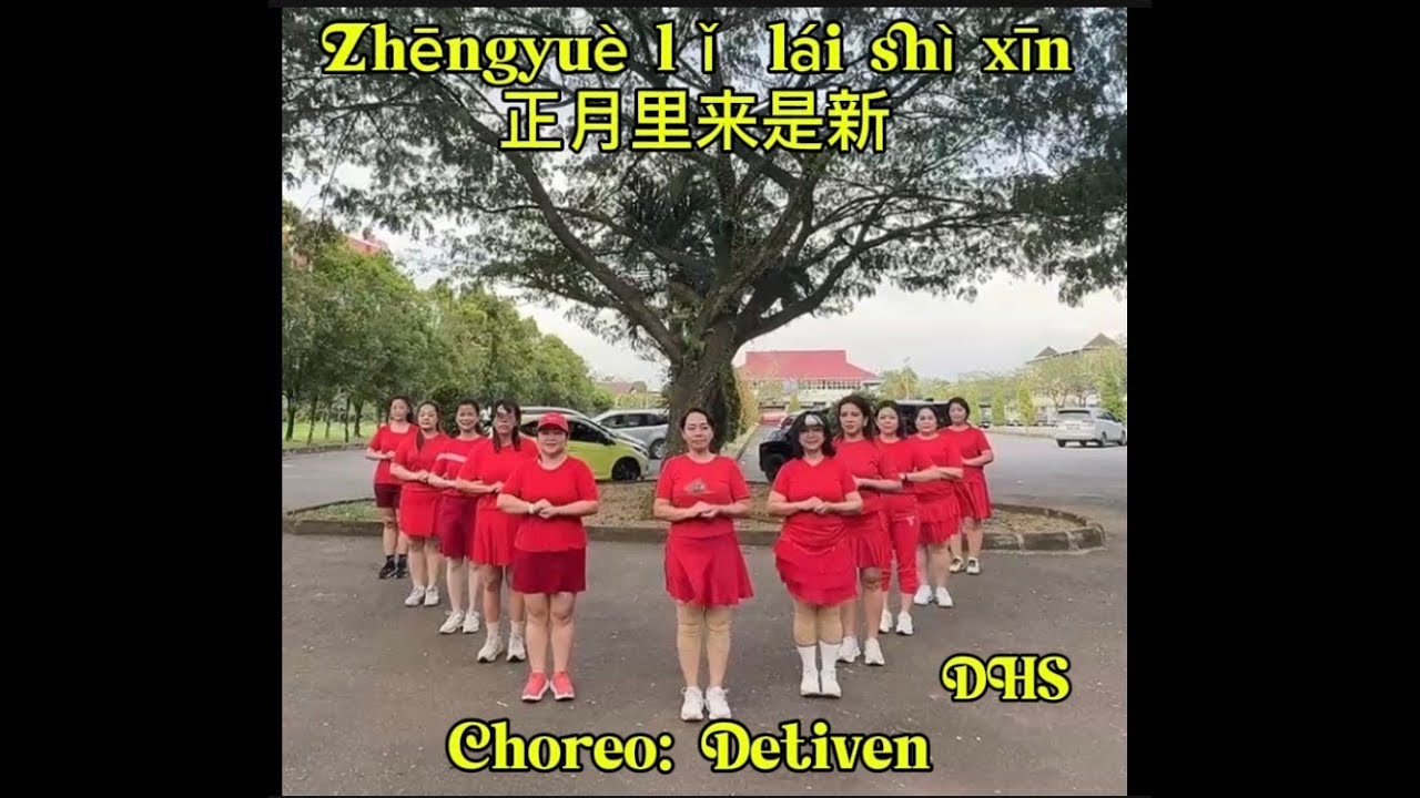 Zhēngyuè lǐ lái shì xīn (正月里来是新)//Line dance// choreo :Detiven //Demo by DHS