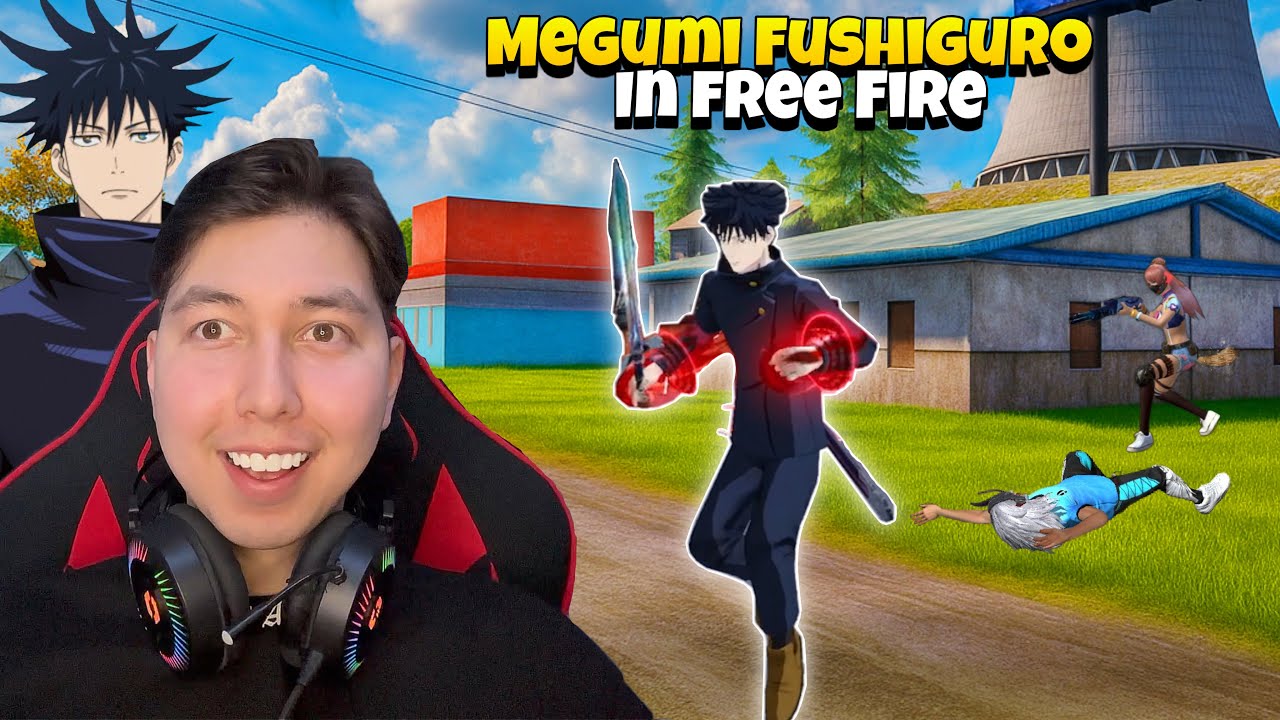 Megumi Fushiguro in Free Fire 🍷🗿 From Jujutsu Kaisen… - Mehdix 