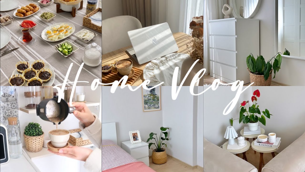 92| Home Vlog 💌 Dip K&ouml;şe Temizlik G&uuml;n&uuml; 🫧 Ev Turu 🪭 Yatak Odası Dekoru 🎀 Pratik Kavaltı ☕️Sessiz Vlog