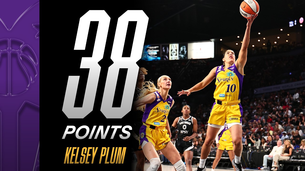 Kelsey Plum Drops 38 PTS in Sparks Thriller Win 🤯