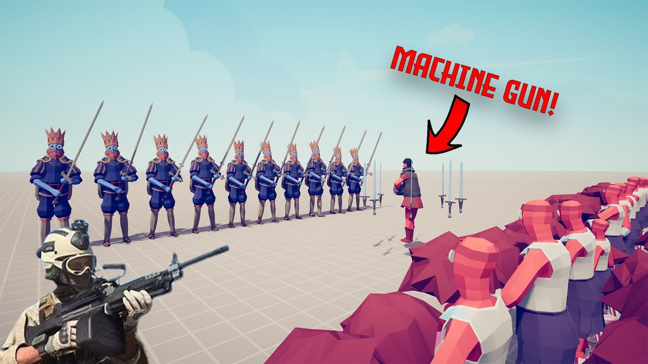 1x Sword Caster and 50x Cheerleaders VS 10 of Every Factions Best Unit! (TABS)