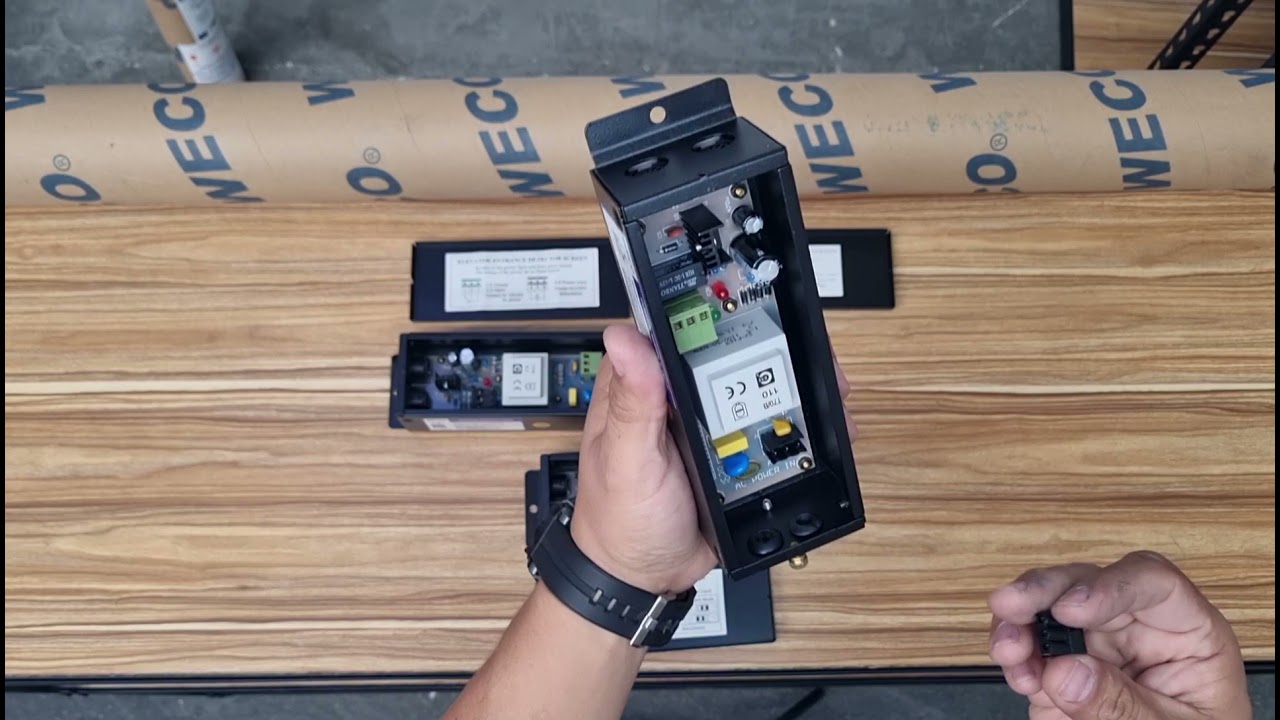 Conectando sensores de cortina WECO a 110, 220 y 110/220 VCA.