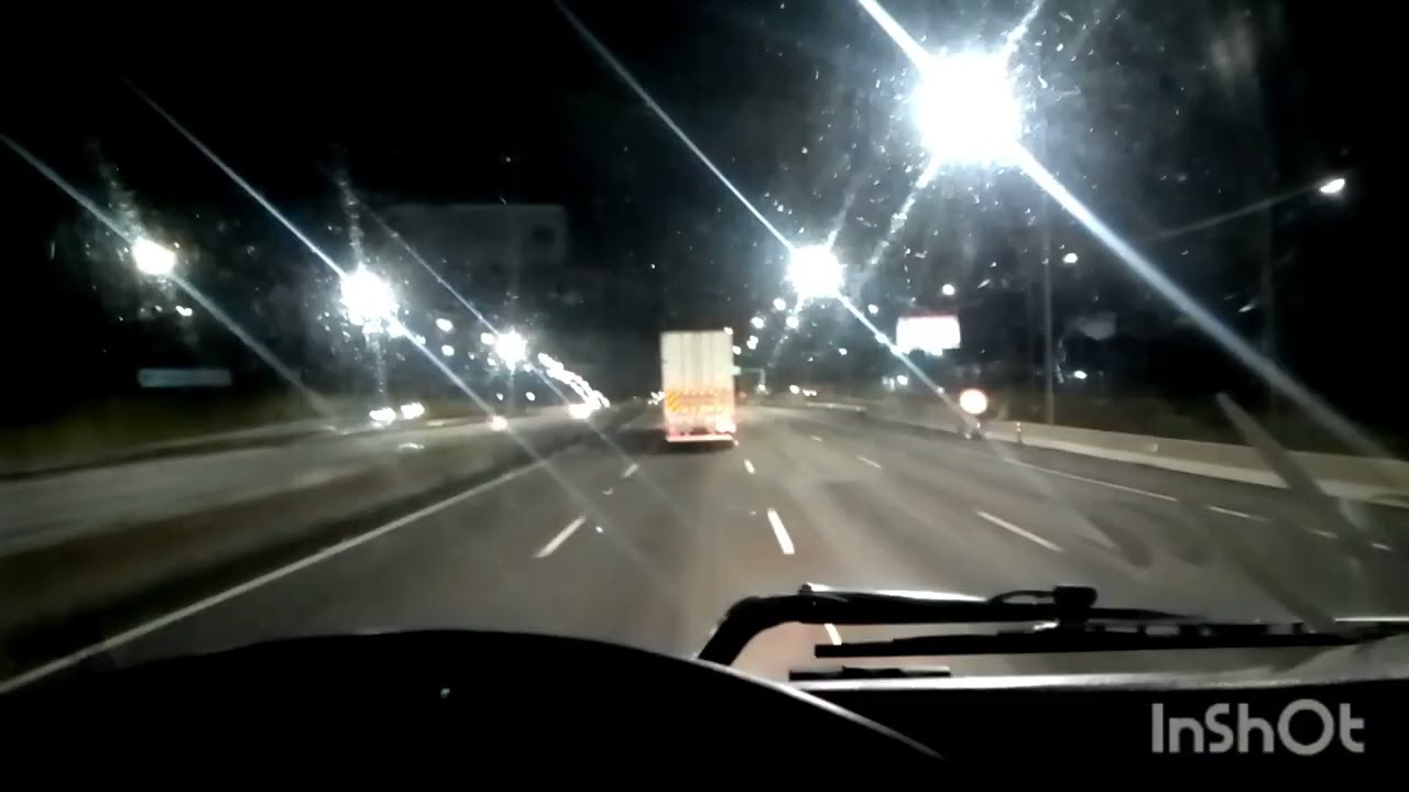 Vídeo noturno BR 116 Dutra. 🇧🇷